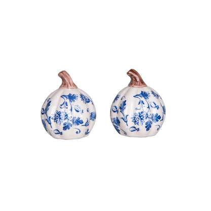 Light Blue Pumpkin Salt and Pepper Shaker Set, Charming Kitchen Decor, Perfect Cooking Companion, Unique Housewarming Gift - Nifty Decor & More