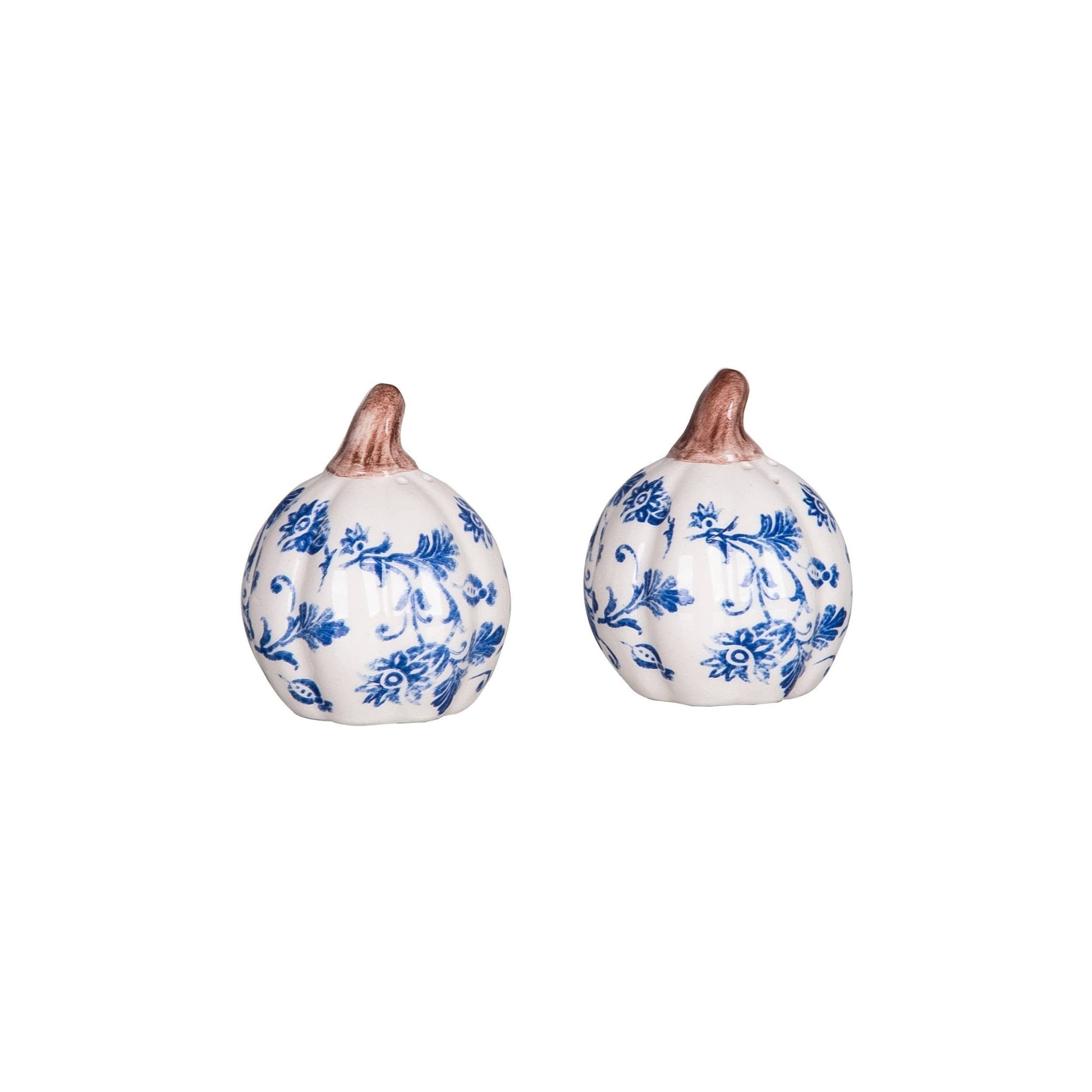 Light Blue Pumpkin Salt and Pepper Shaker Set, Charming Kitchen Decor, Perfect Cooking Companion, Unique Housewarming Gift - Nifty Decor & More