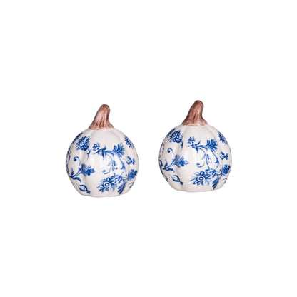 Light Blue Pumpkin Salt and Pepper Shaker Set, Charming Kitchen Decor, Perfect Cooking Companion, Unique Housewarming Gift - Nifty Decor & More
