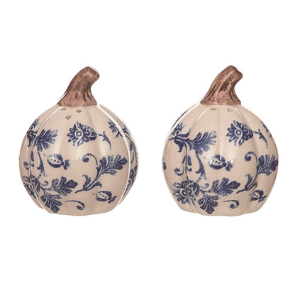 Light Blue Pumpkin Salt and Pepper Shaker Set, Charming Kitchen Decor, Perfect Cooking Companion, Unique Housewarming Gift - Nifty Decor & More