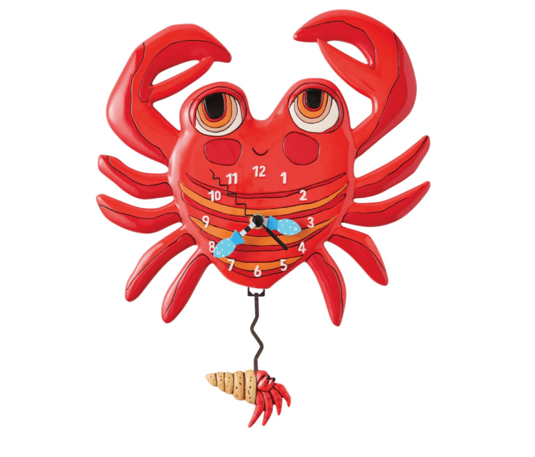Lil Crab Wall Clock - Nifty Decor & More