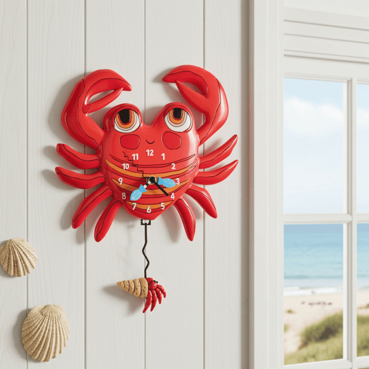 Lil Crab Wall Clock - Nifty Decor & More