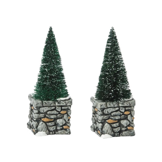 Limestone Topiaries Set/2 | Dept 56 - Nifty Decor & More