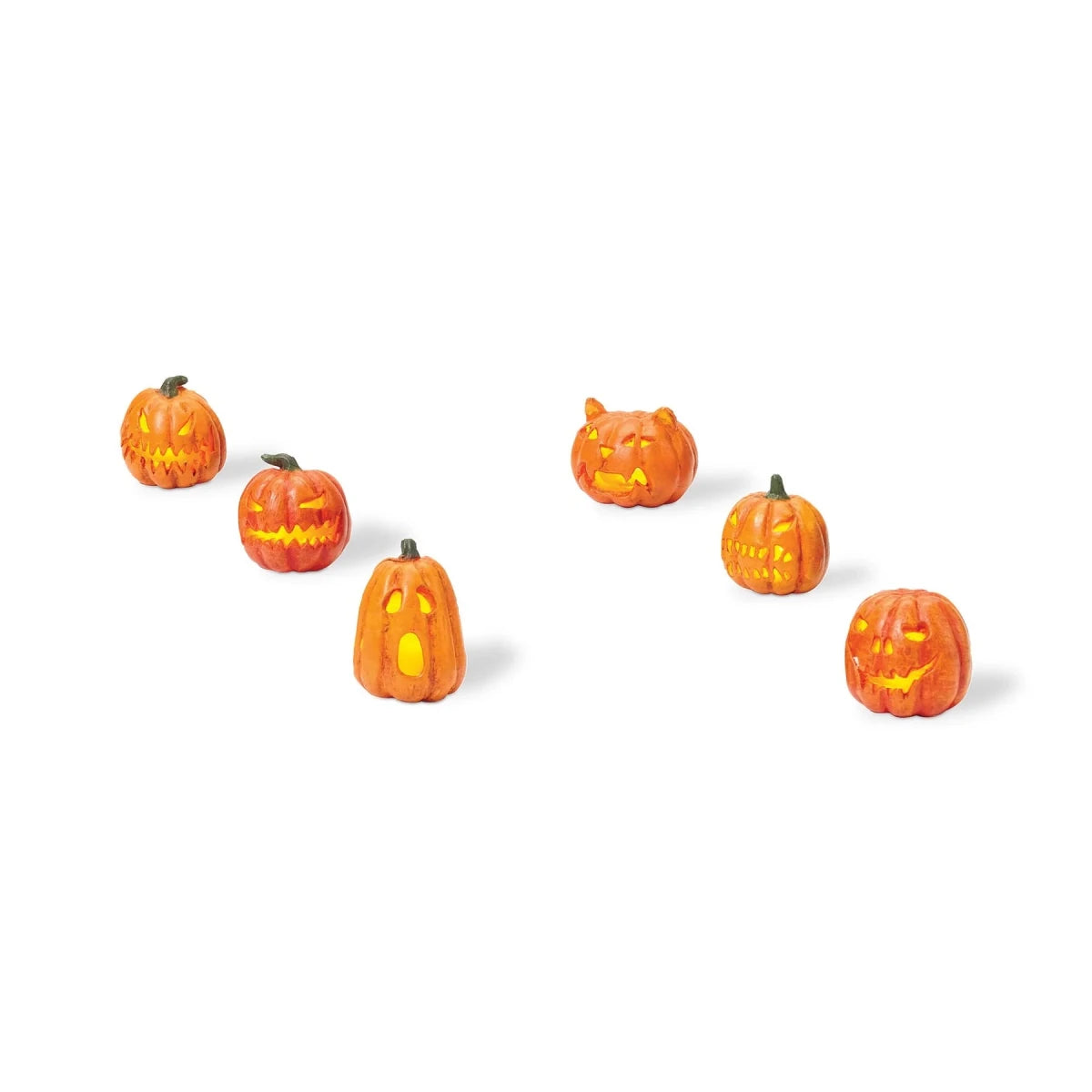 Lit Jack-O-Lanterns Set/6 | Dept 56 - Nifty Decor & More