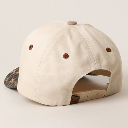 Literally Just A Cowgirl Leopard Trucker Hat - Nifty Decor & More
