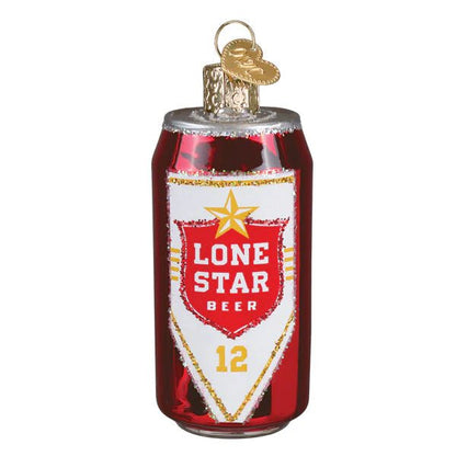 Lone Star Beer Can Ornament - Nifty Decor & More