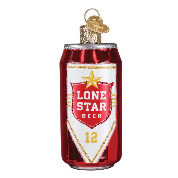 Lone Star Beer Can Ornament - Nifty Decor & More