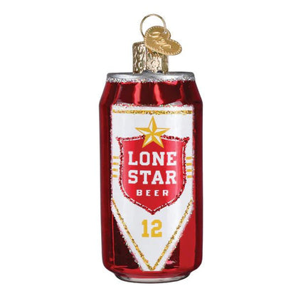Lone Star Beer Can Ornament - Nifty Decor & More