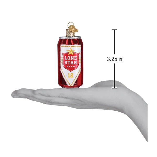Lone Star Beer Can Ornament - Nifty Decor & More