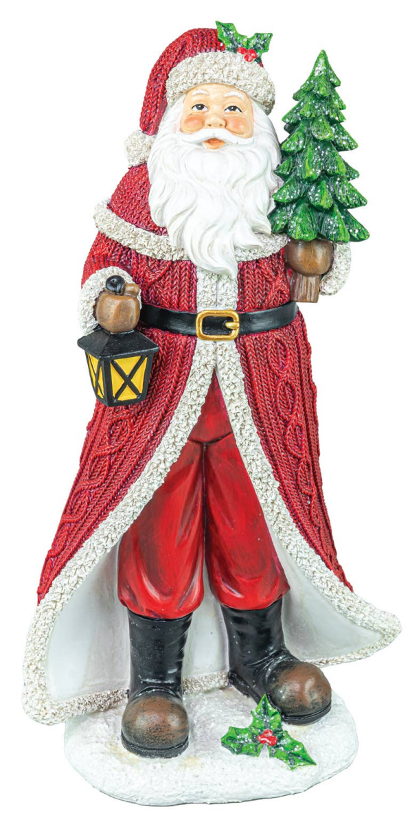 Long Coat Santa Tabletop - Nifty Decor & More