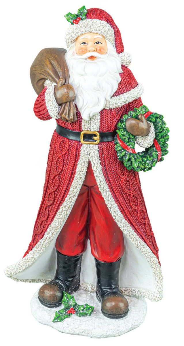 Long Coat Santa Tabletop - Nifty Decor & More