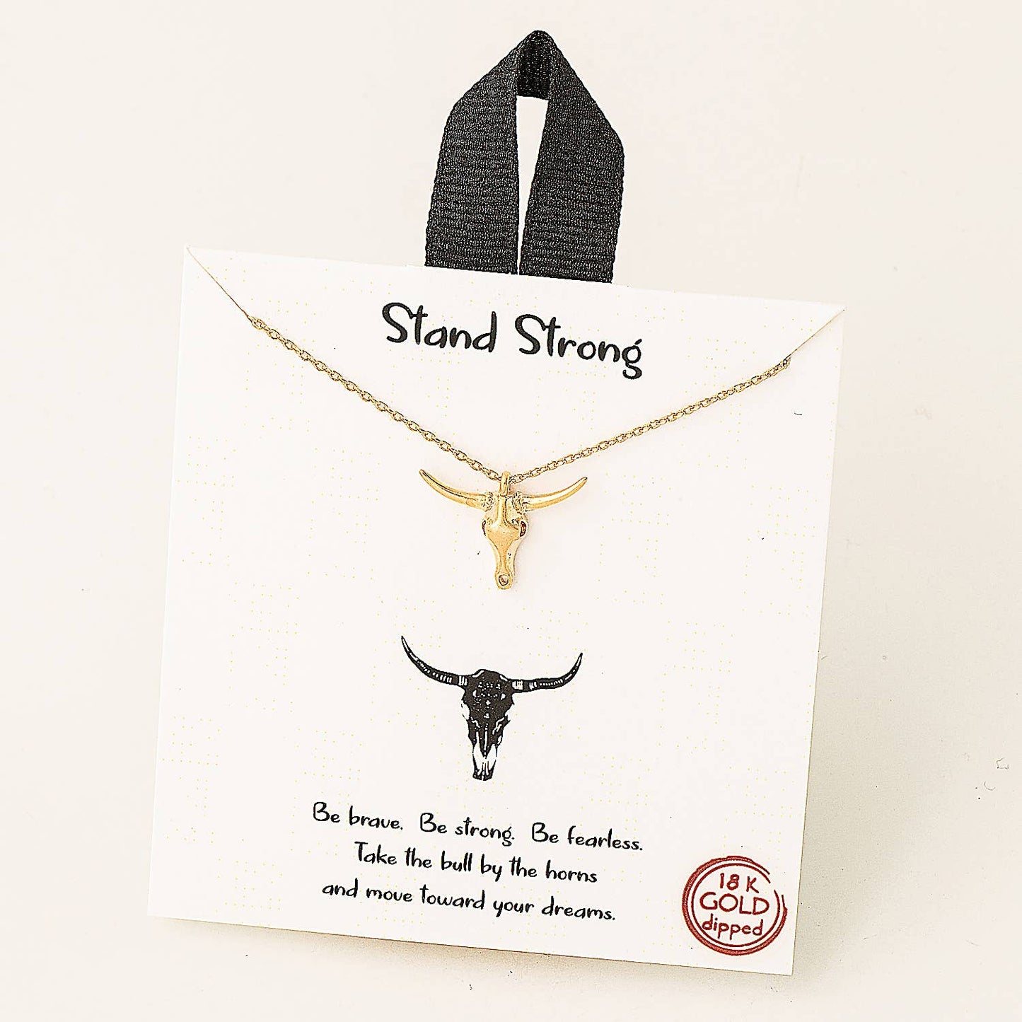 Long Horn Pendant Necklace - Nifty Decor & More