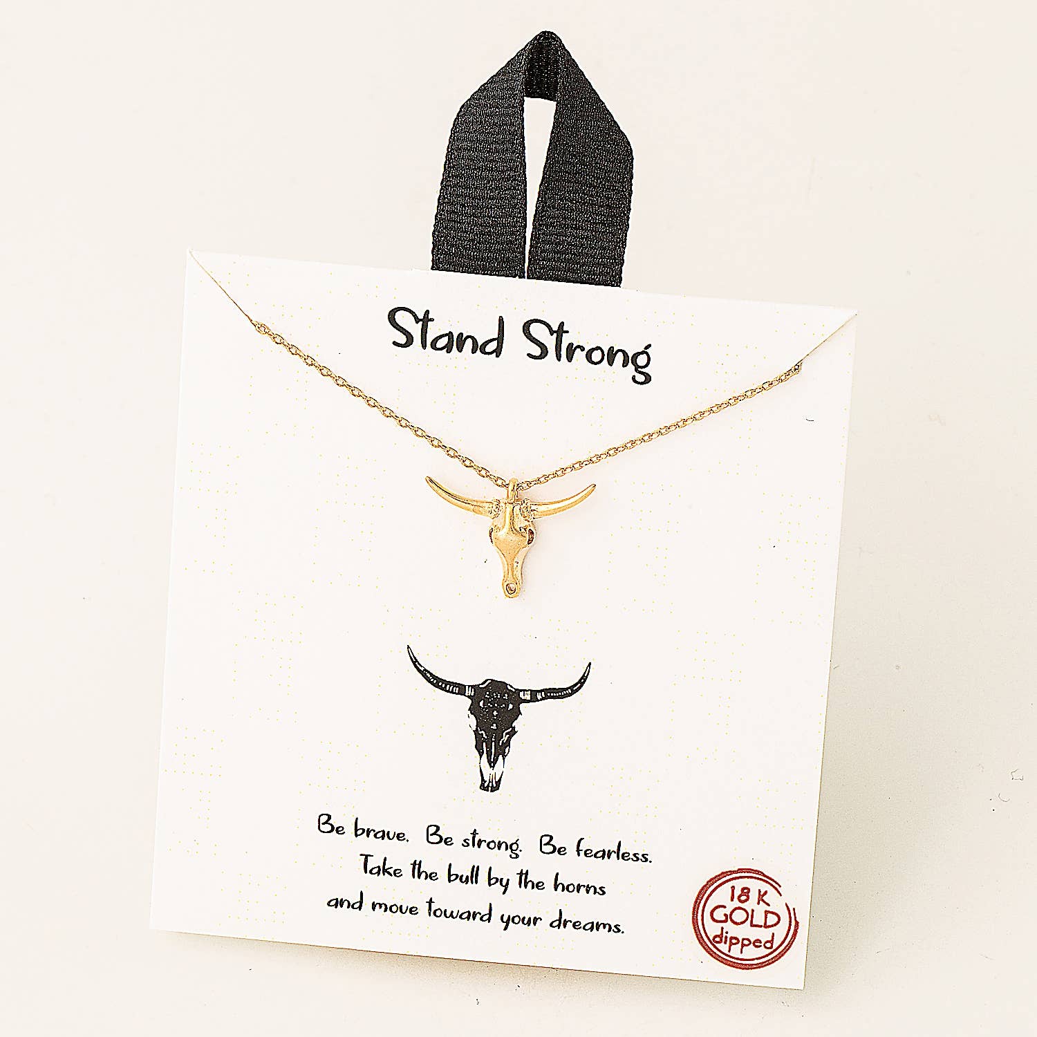 Long Horn Pendant Necklace - Nifty Decor & More