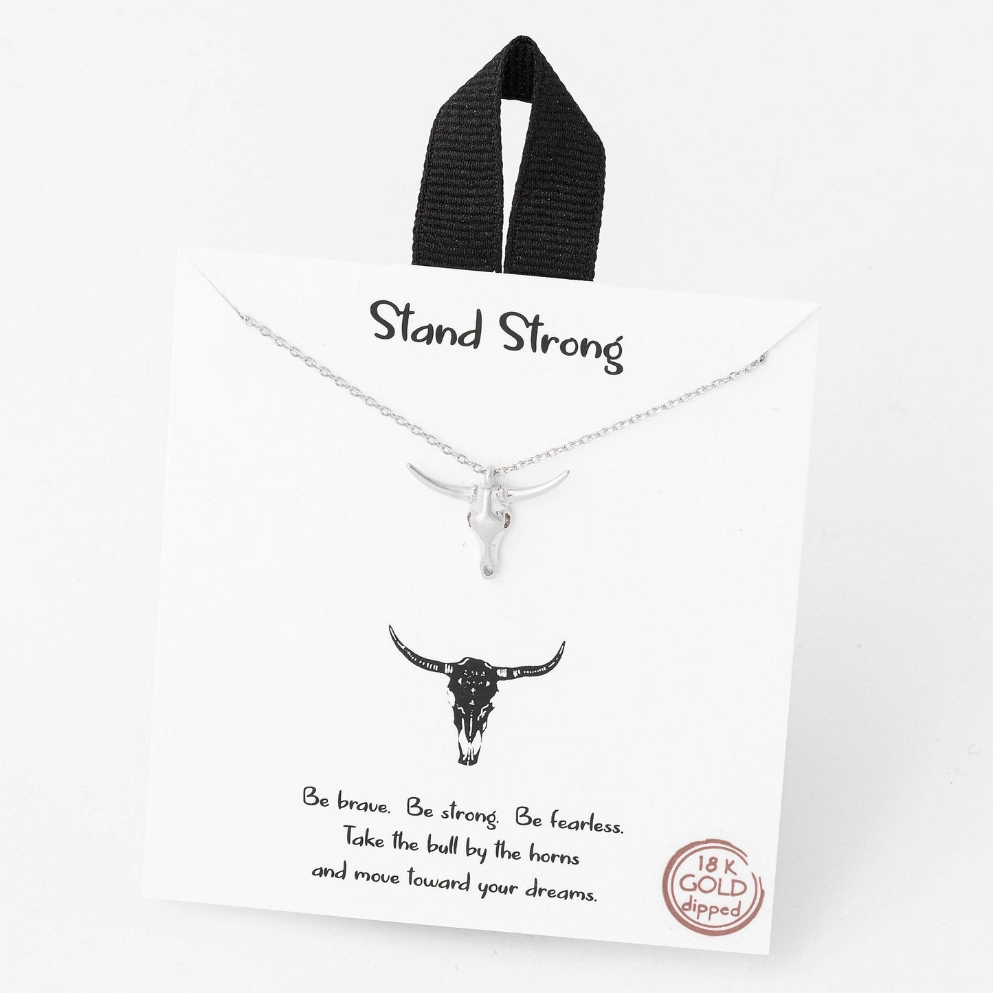Long Horn Pendant Necklace - Nifty Decor & More