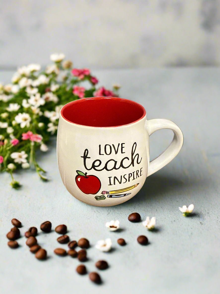 Love Teach Inspire Teacher Mug - Nifty Decor & More