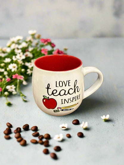 Love Teach Inspire Teacher Mug - Nifty Decor & More