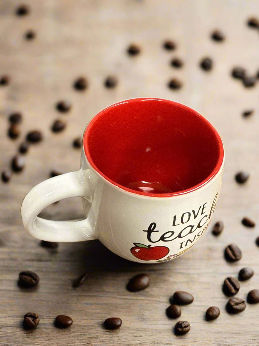 Love Teach Inspire Teacher Mug - Nifty Decor & More
