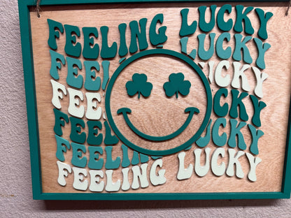 Lucky Charm Face Wall Decor | Irish Home Decor, Good Luck Art, St Patrick's Day Decoration, Charming Wall Accent for Any Room
