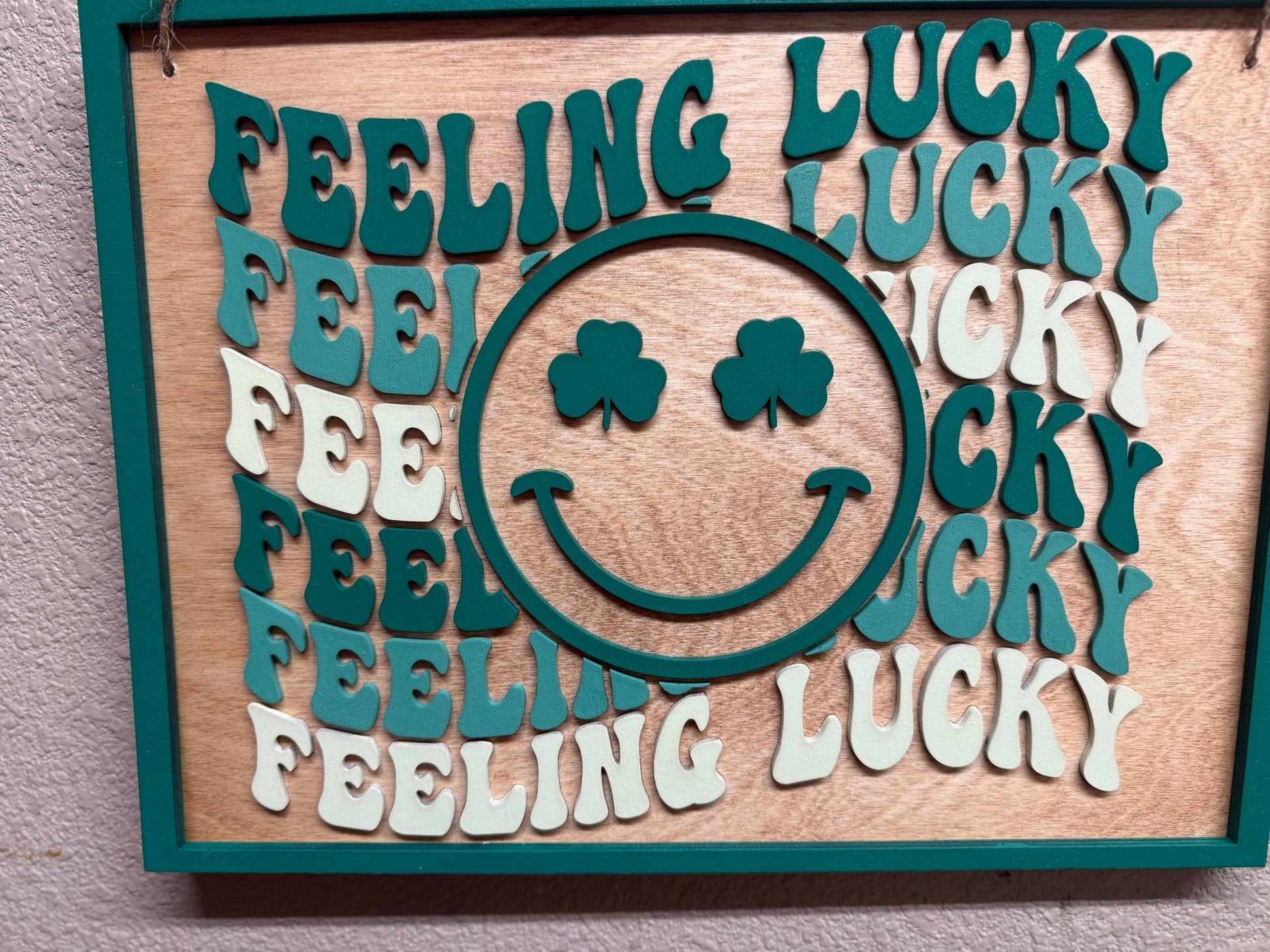 Lucky Charm Face Wall Decor | Irish Home Decor, Good Luck Art, St Patrick's Day Decoration, Charming Wall Accent for Any Room - Nifty Decor & More