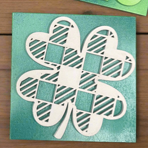 Lucky Charm Leaning Sandwich Board Tiles - Nifty Decor & More
