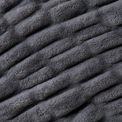 Luxury Heavyweight Ruched Throw Blankets 50" x 60"