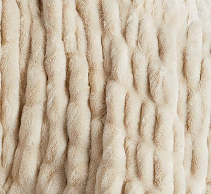 Luxury Heavyweight Ruched Throw Blankets 50" x 60"