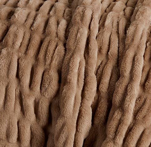 Luxury Heavyweight Ruched Throw Blankets 50" x 60"