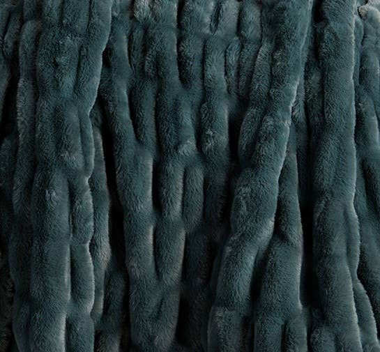 Luxury Heavyweight Ruched Throw Blankets 50" x 60"