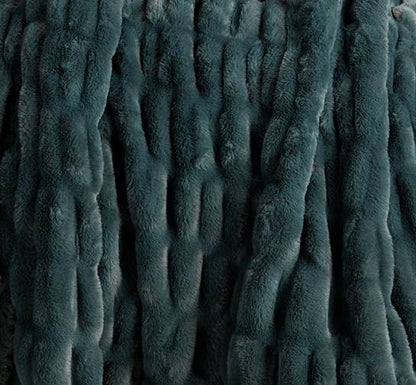 Luxury Heavyweight Ruched Throw Blankets 50" x 60"