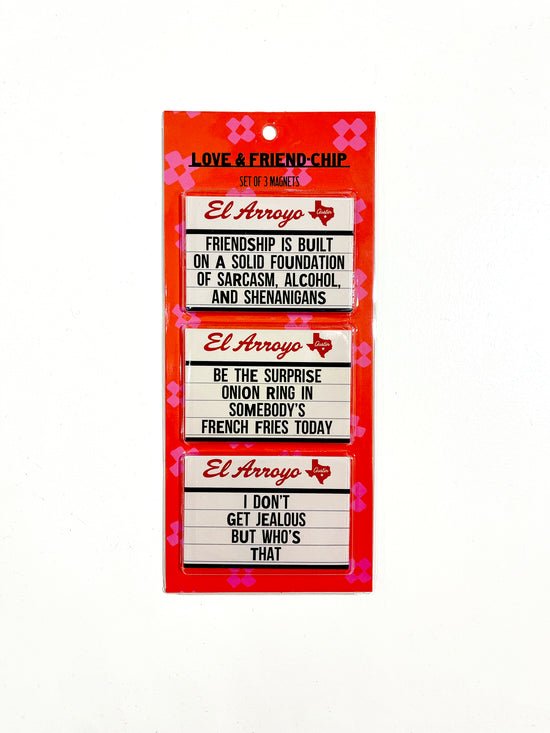 Magnet Set - Love & Friend - Chip - Nifty Decor & More