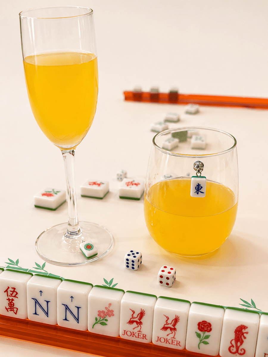 Mahjong Cheers Charms, Set of 6 - Nifty Decor & More