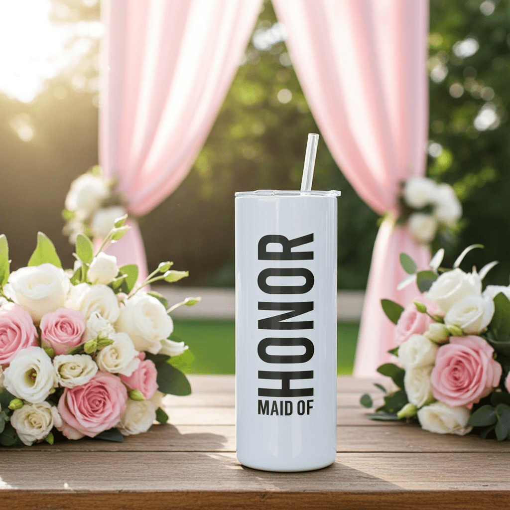 Maid of Honor Matte Skinny Tumbler - Nifty Decor & More
