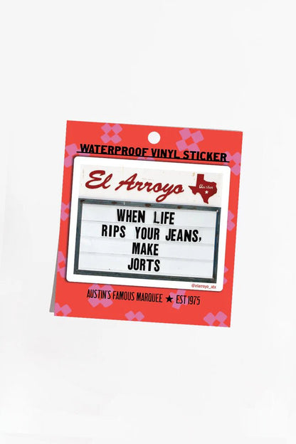 Make Jorts - Sticker - Nifty Decor & More