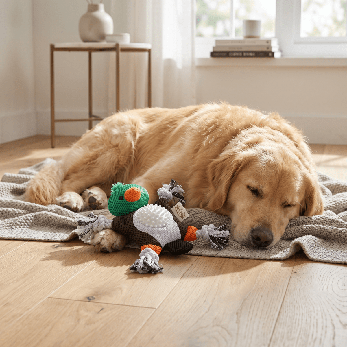 Mallard Duck 2-In-1 Fetch Tug Dog Toy - Nifty Decor & More