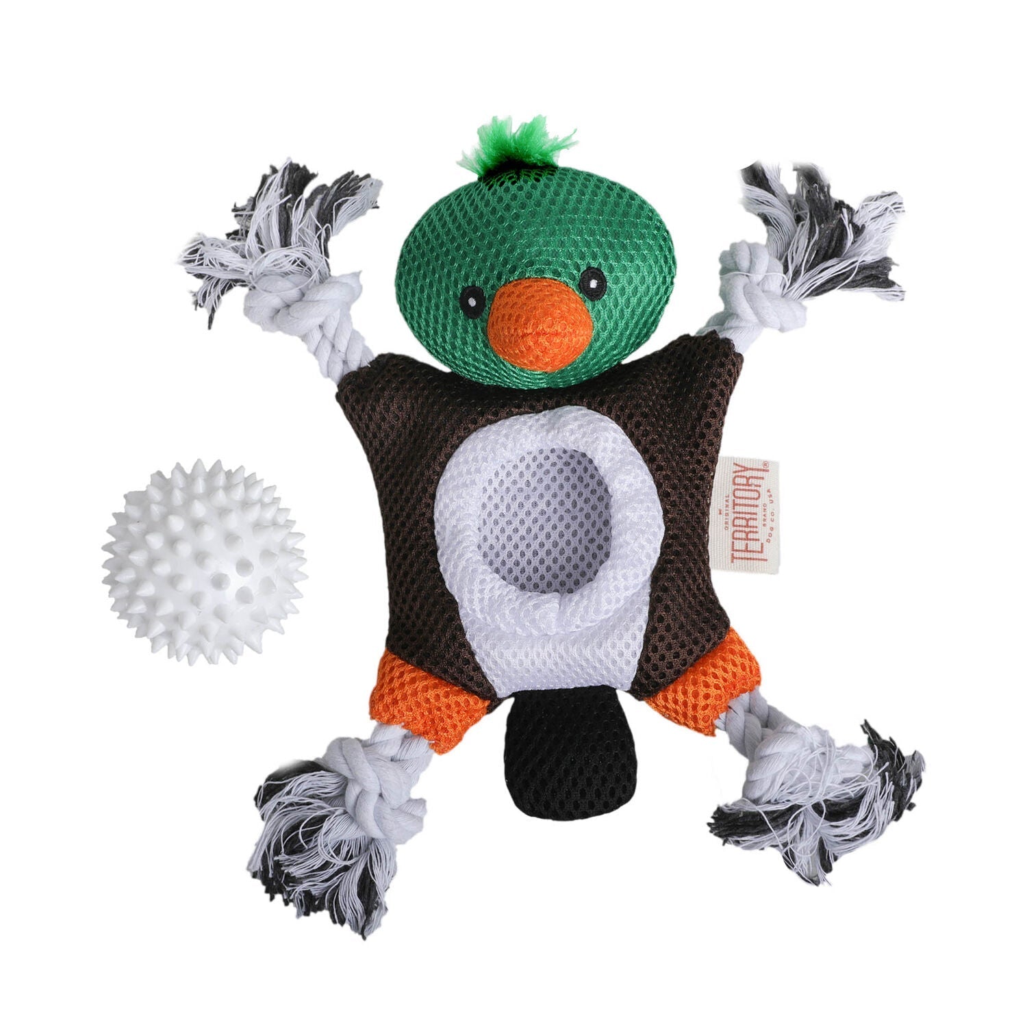 Mallard Duck 2 - In - 1 Fetch Tug Dog Toy - Nifty Decor & More