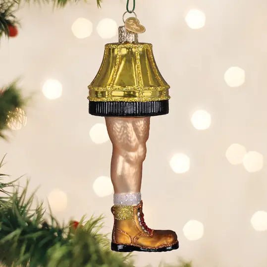 Man Leg Lamp Ornament - Nifty Decor & More