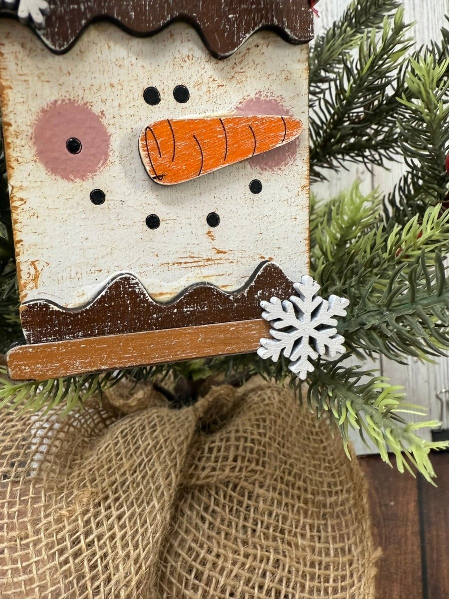 Marshmallow Snowmen Christmas Ornaments - Nifty Decor & More