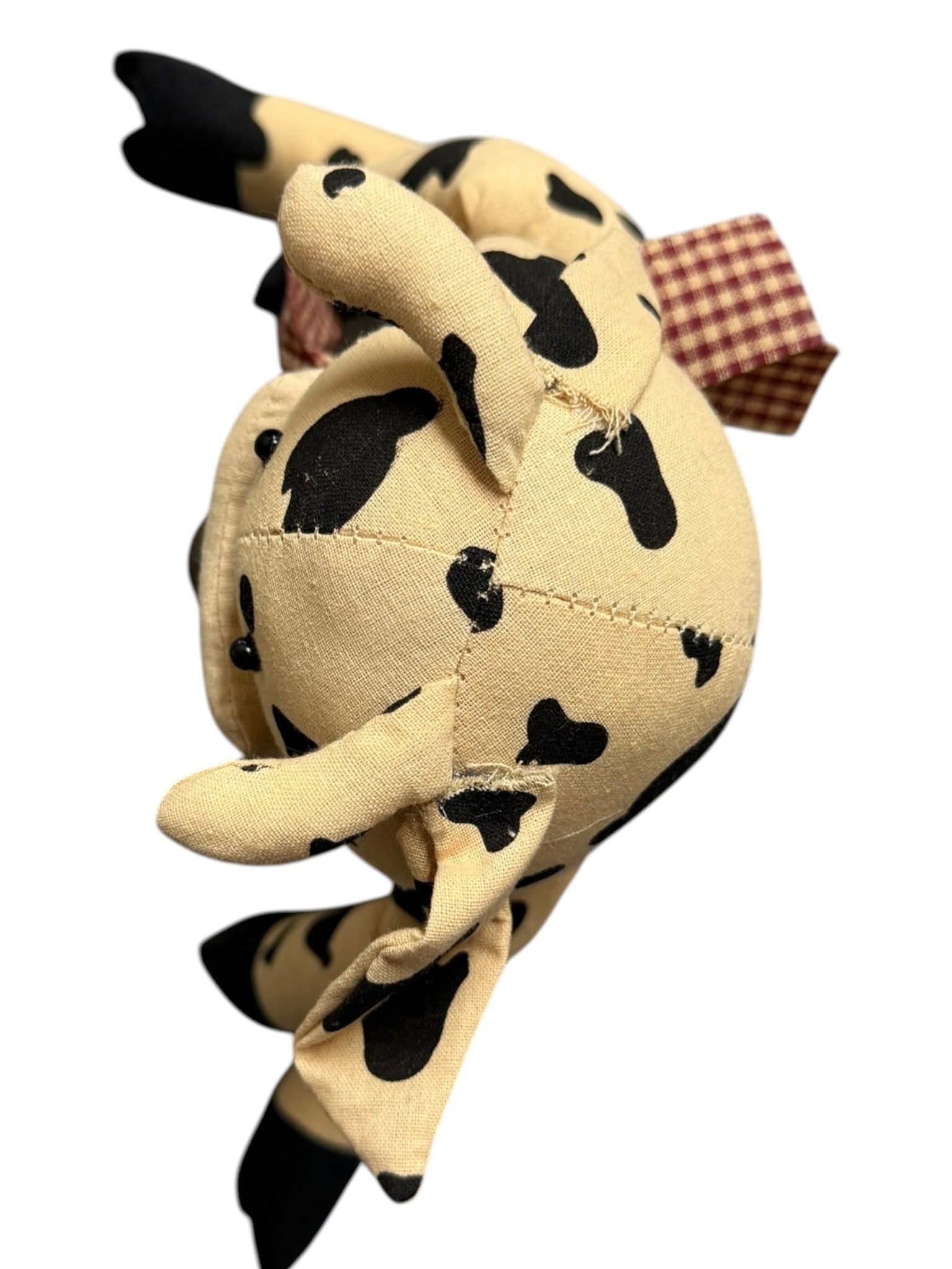Mason Cow Doll Home Decor | Rustic Farmhouse Style | Cute Cow Plushie for Living Room, Nursery & Gifts - Nifty Decor & More