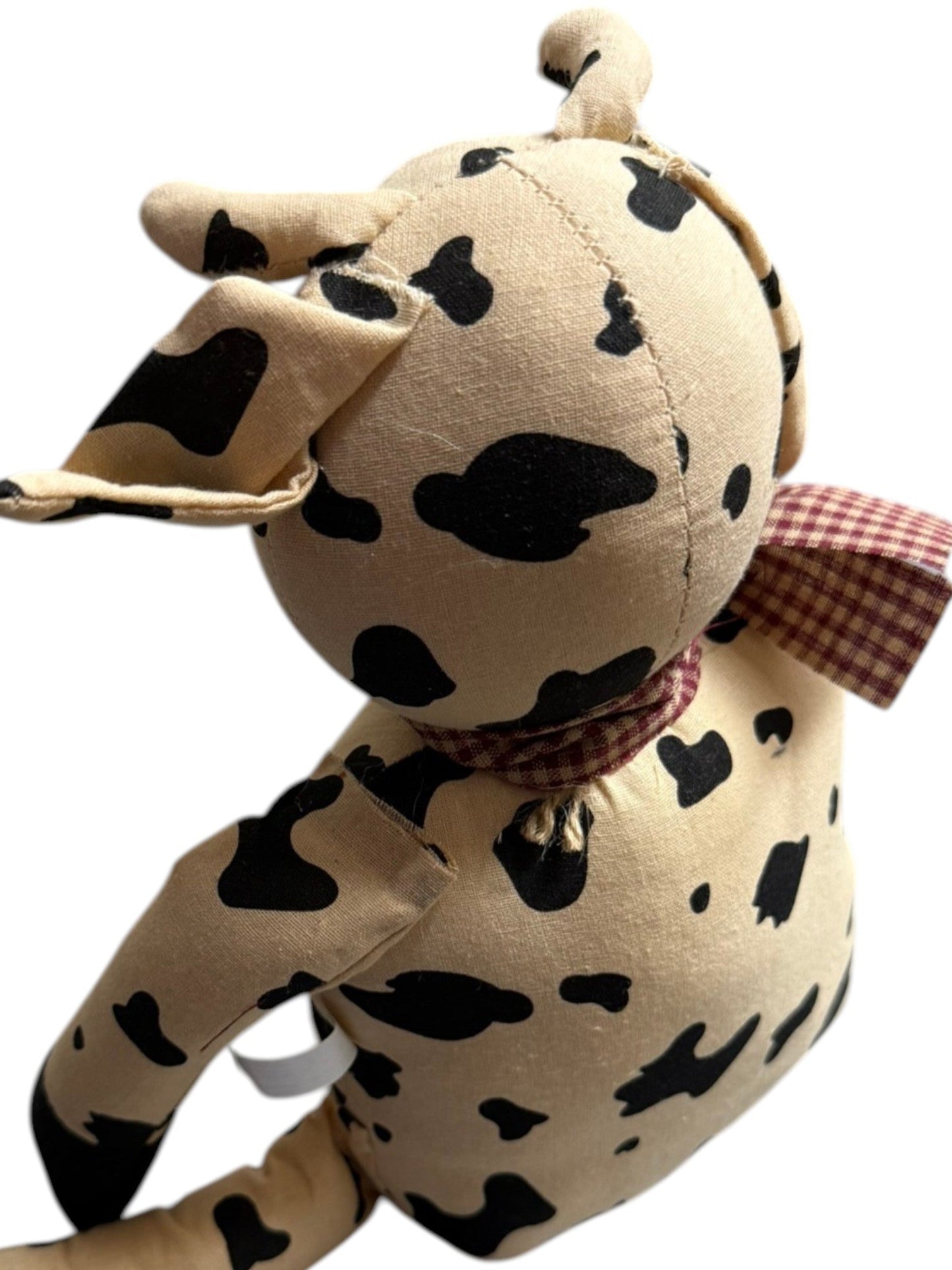 Mason Cow Doll Home Decor | Rustic Farmhouse Style | Cute Cow Plushie for Living Room, Nursery & Gifts - Nifty Decor & More