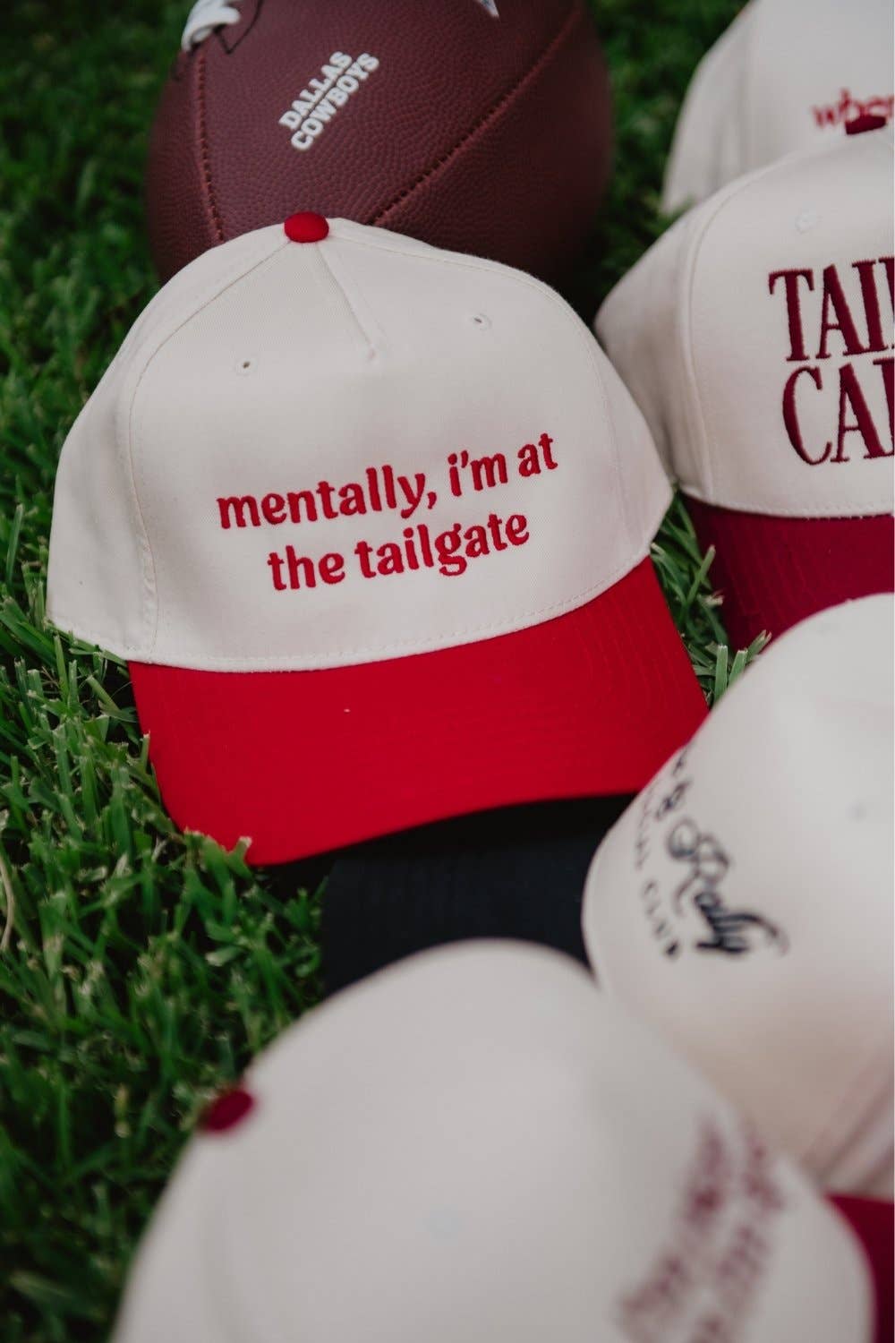 Mentally, I'm At The Tailgate Two - Toned Hat - Nifty Decor & More