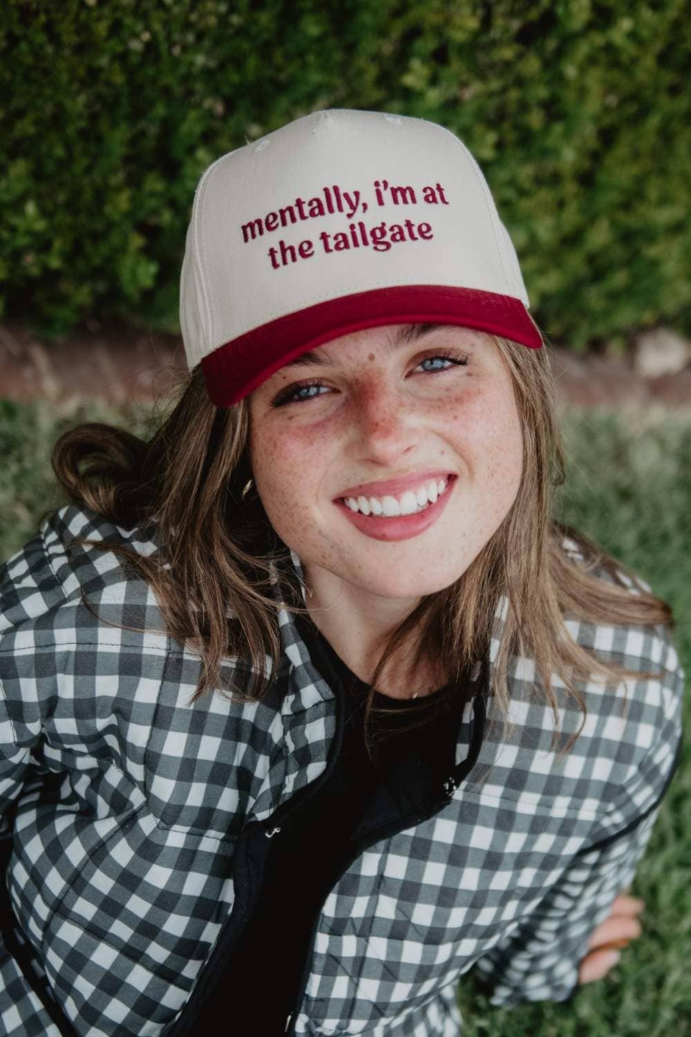 Mentally, I'm At The Tailgate Two - Toned Hat - Nifty Decor & More
