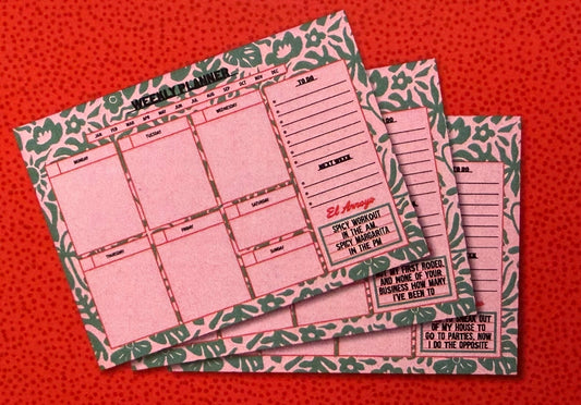 Mentally in Mexico - Weekly Planner (52 Weeks) - Nifty Decor & More