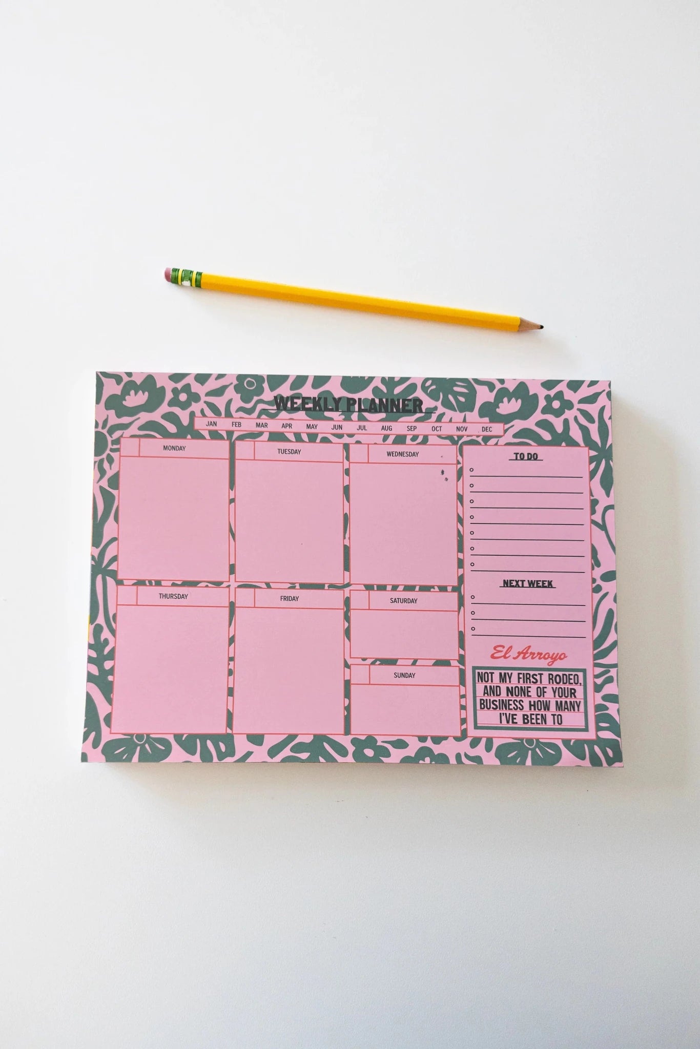 Mentally in Mexico - Weekly Planner (52 Weeks) - Nifty Decor & More