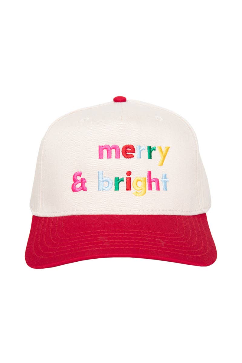 Merry & Bright Vintage Christmas Trucker Hat - Nifty Decor & More
