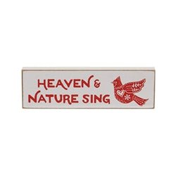 Merry & Bright Yuletide Thin Mini Block - 3 Asstd. - Nifty Decor & More