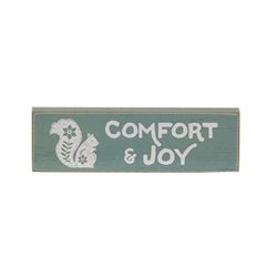 Merry & Bright Yuletide Thin Mini Block - 3 Asstd. - Nifty Decor & More