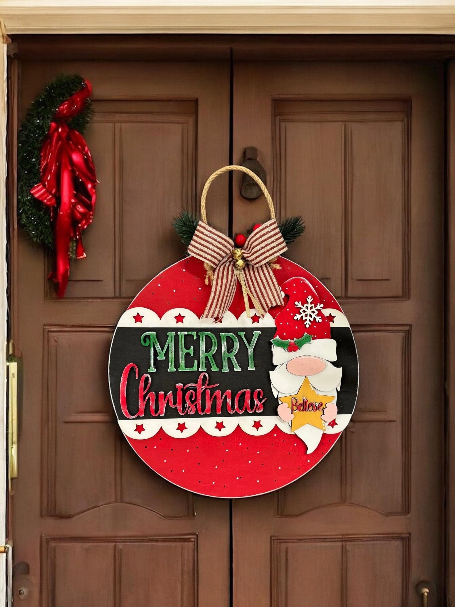 Merry Christmas Gnome Sign