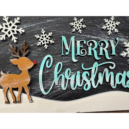Merry Christmas Sign - Nifty Decor & More
