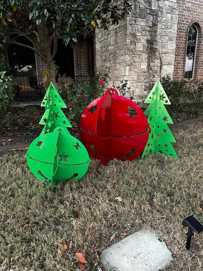 Metal Jingle Bell Outdoor Decor - Nifty Decor & More