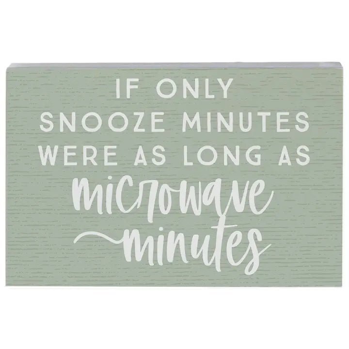 Microwave Minutes - Small Talk Rectangle - Nifty Decor & More